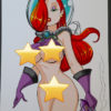 Jessica Rabbit Nude Pin-Up Color Illustration Art Print